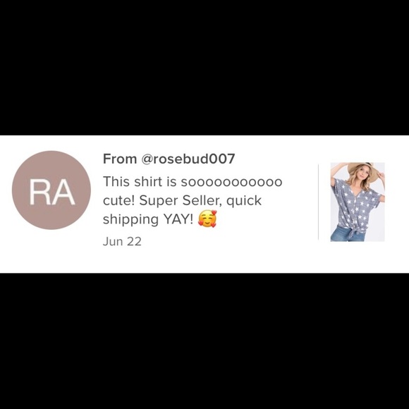 NEW! Short Sleeve Star Top!🇺🇸 - Picture 6 of 6